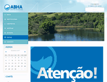 Tablet Screenshot of abhaaraguari.org.br